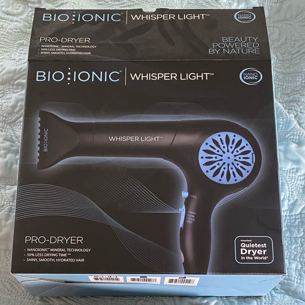 Bio Ionic WhisperLight Pro Hair Dryer